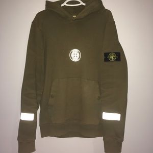 Supreme Stone Island Hoodie Olive